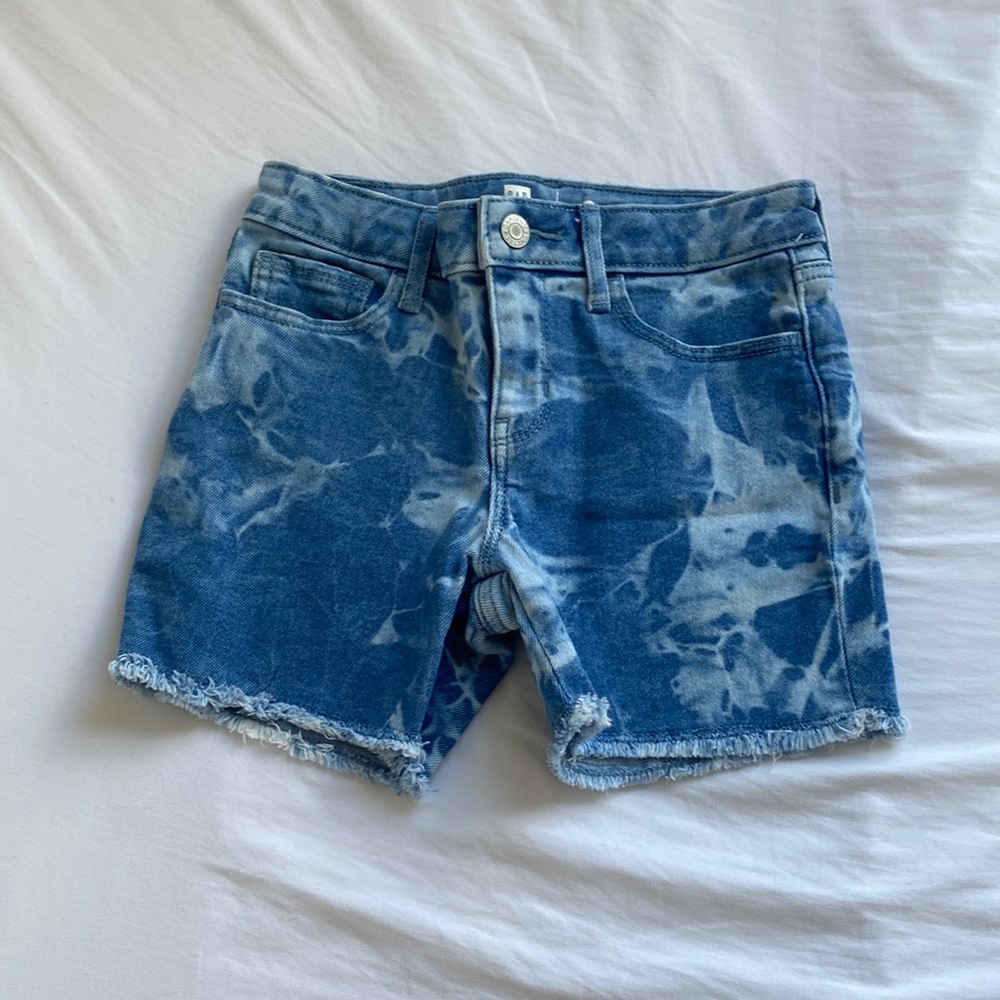 Girls GAP tie due jean shorts